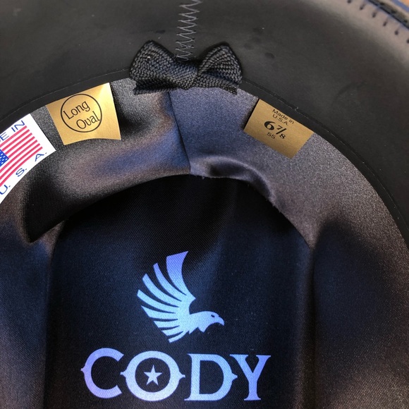 Beautiful. Stylish. Cody James Cowboy Hat. 5xxxxx. Made in the U. S.A long oval - Picture 5 of 8